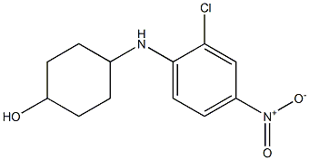 4-[(2-chloro-4-nitrophenyl)amino]cyclohexan-1-ol Struktur