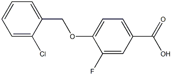 4-[(2-chlorophenyl)methoxy]-3-fluorobenzoic acid