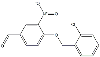 4-[(2-chlorophenyl)methoxy]-3-nitrobenzaldehyde