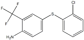 4-[(2-chlorophenyl)sulfanyl]-2-(trifluoromethyl)aniline