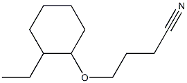 4-[(2-ethylcyclohexyl)oxy]butanenitrile,,结构式