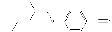 4-[(2-ethylhexyl)oxy]benzonitrile Structure