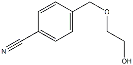 4-[(2-hydroxyethoxy)methyl]benzonitrile,,结构式