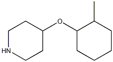 4-[(2-methylcyclohexyl)oxy]piperidine,,结构式
