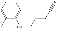 4-[(2-methylphenyl)amino]butanenitrile Struktur