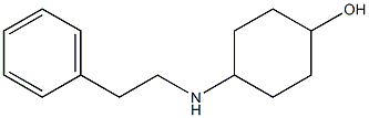 4-[(2-phenylethyl)amino]cyclohexan-1-ol 结构式