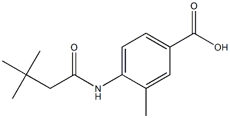 4-[(3,3-dimethylbutanoyl)amino]-3-methylbenzoic acid|