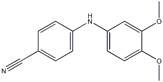 4-[(3,4-dimethoxyphenyl)amino]benzonitrile