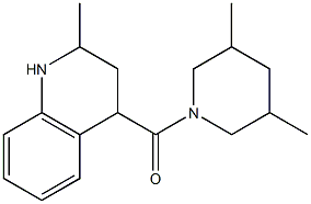 4-[(3,5-dimethylpiperidin-1-yl)carbonyl]-2-methyl-1,2,3,4-tetrahydroquinoline Structure