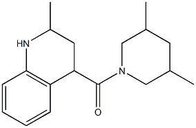  4-[(3,5-dimethylpiperidin-1-yl)carbonyl]-2-methyl-1,2,3,4-tetrahydroquinoline