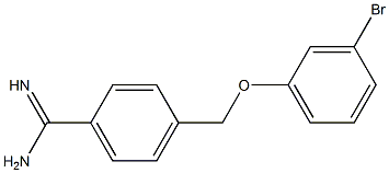  4-[(3-bromophenoxy)methyl]benzenecarboximidamide