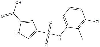 4-[(3-chloro-2-methylphenyl)sulfamoyl]-1H-pyrrole-2-carboxylic acid