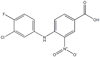 4-[(3-chloro-4-fluorophenyl)amino]-3-nitrobenzoic acid|