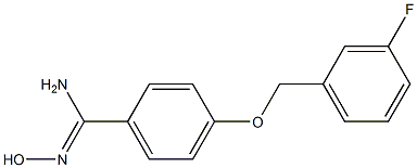 4-[(3-fluorobenzyl)oxy]-N'-hydroxybenzenecarboximidamide|