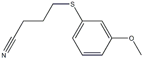 4-[(3-methoxyphenyl)sulfanyl]butanenitrile