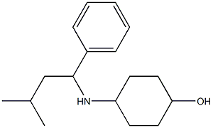  4-[(3-methyl-1-phenylbutyl)amino]cyclohexan-1-ol