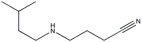 4-[(3-methylbutyl)amino]butanenitrile Structure