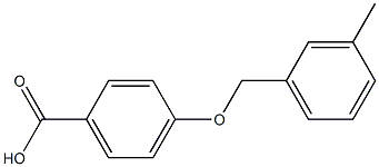 4-[(3-methylphenyl)methoxy]benzoic acid|