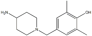 4-[(4-aminopiperidin-1-yl)methyl]-2,6-dimethylphenol Structure