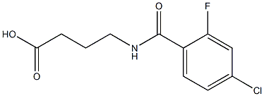 4-[(4-chloro-2-fluorophenyl)formamido]butanoic acid|