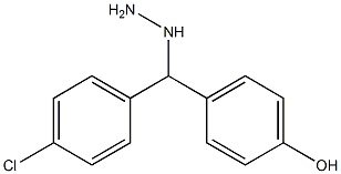 4-[(4-chlorophenyl)(hydrazinyl)methyl]phenol