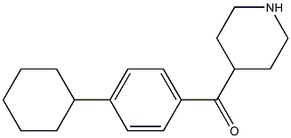 4-[(4-cyclohexylphenyl)carbonyl]piperidine