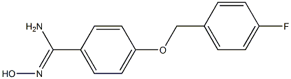 4-[(4-fluorobenzyl)oxy]-N'-hydroxybenzenecarboximidamide Structure