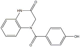 4-[(4-hydroxyphenyl)carbonyl]-1,2,3,4-tetrahydroquinoxalin-2-one|