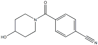 4-[(4-hydroxypiperidin-1-yl)carbonyl]benzonitrile