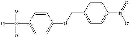 4-[(4-nitrophenyl)methoxy]benzene-1-sulfonyl chloride Structure