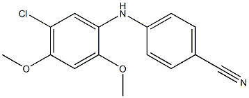  4-[(5-chloro-2,4-dimethoxyphenyl)amino]benzonitrile