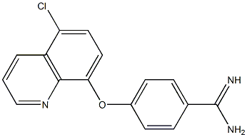 4-[(5-chloroquinolin-8-yl)oxy]benzene-1-carboximidamide