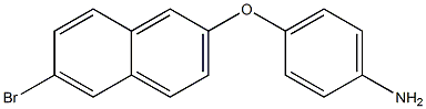 4-[(6-bromonaphthalen-2-yl)oxy]aniline Struktur