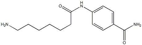 4-[(7-aminoheptanoyl)amino]benzamide