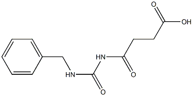 4-[(benzylcarbamoyl)amino]-4-oxobutanoic acid 结构式