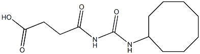 4-[(cyclooctylcarbamoyl)amino]-4-oxobutanoic acid Struktur