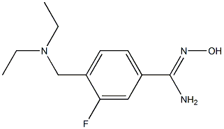 4-[(diethylamino)methyl]-3-fluoro-N'-hydroxybenzenecarboximidamide