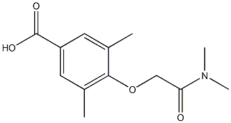 4-[(dimethylcarbamoyl)methoxy]-3,5-dimethylbenzoic acid