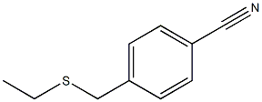 4-[(ethylsulfanyl)methyl]benzonitrile Structure