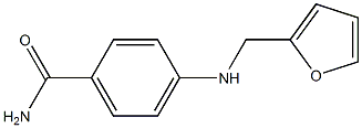 4-[(furan-2-ylmethyl)amino]benzamide Struktur