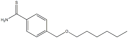 4-[(hexyloxy)methyl]benzene-1-carbothioamide Structure