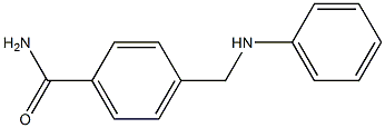 4-[(phenylamino)methyl]benzamide 结构式