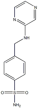 4-[(pyrazin-2-ylamino)methyl]benzene-1-sulfonamide Structure