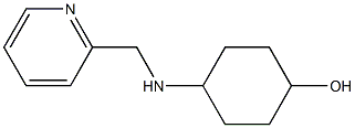 4-[(pyridin-2-ylmethyl)amino]cyclohexan-1-ol 结构式