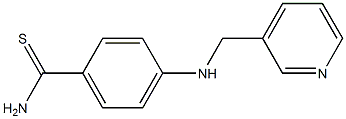 4-[(pyridin-3-ylmethyl)amino]benzene-1-carbothioamide