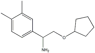 4-[1-amino-2-(cyclopentyloxy)ethyl]-1,2-dimethylbenzene