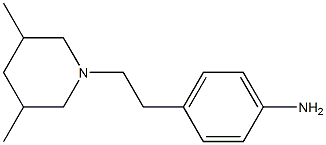 4-[2-(3,5-dimethylpiperidin-1-yl)ethyl]aniline