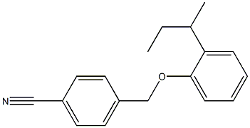 4-[2-(butan-2-yl)phenoxymethyl]benzonitrile