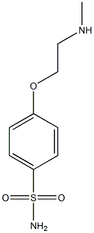 4-[2-(methylamino)ethoxy]benzene-1-sulfonamide