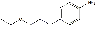 4-[2-(propan-2-yloxy)ethoxy]aniline Structure